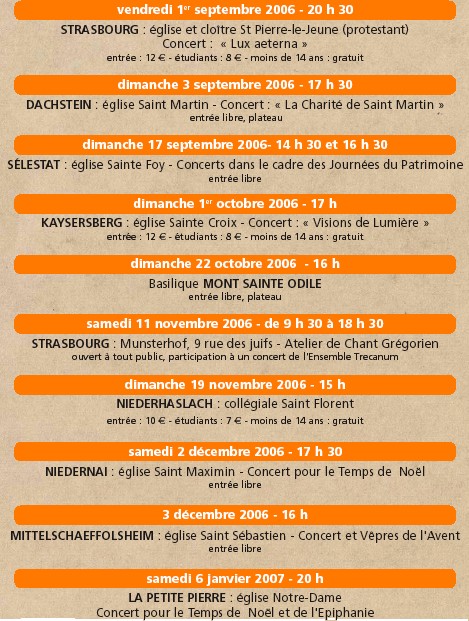 10 ans de l'Ensemble Trecanum