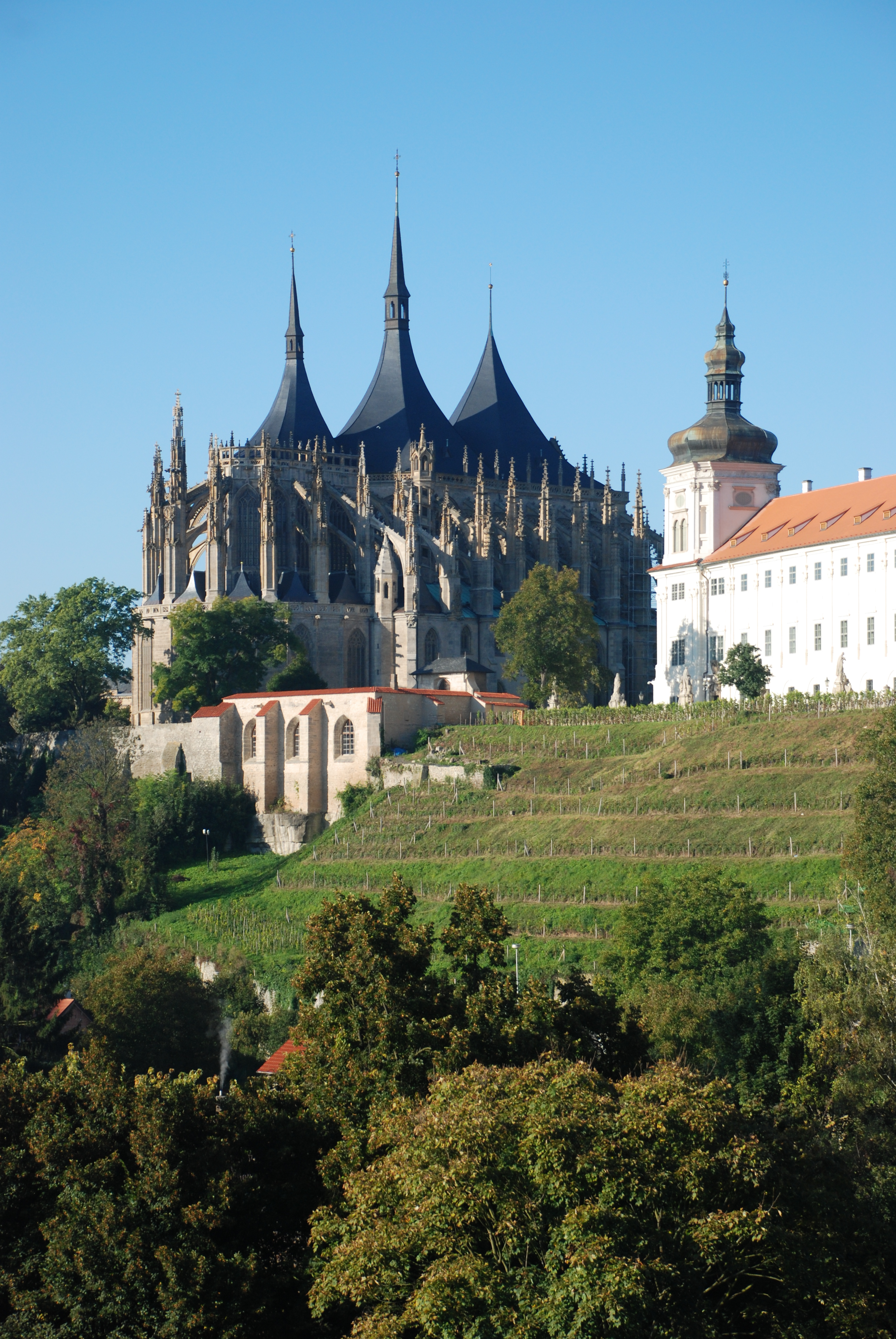 Cathédrale Ste Barbe à Kutna Hora