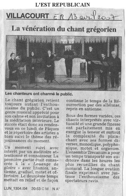 Revue de presse 2007