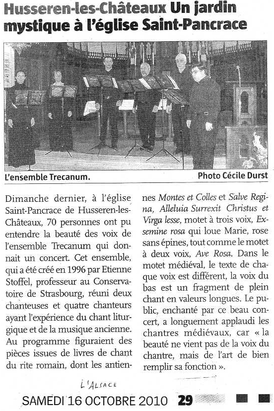 Revue de presse 2010