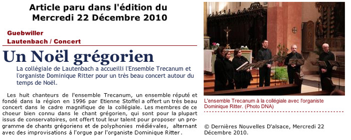 Revue de presse 2010
