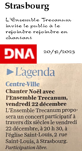 Strasbourg - Concert de Noël participatif