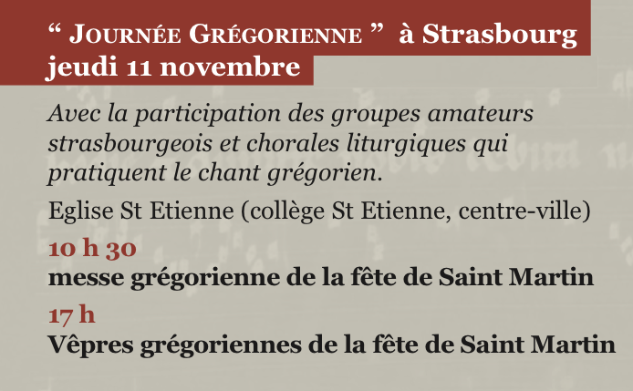 Journée grégorienne