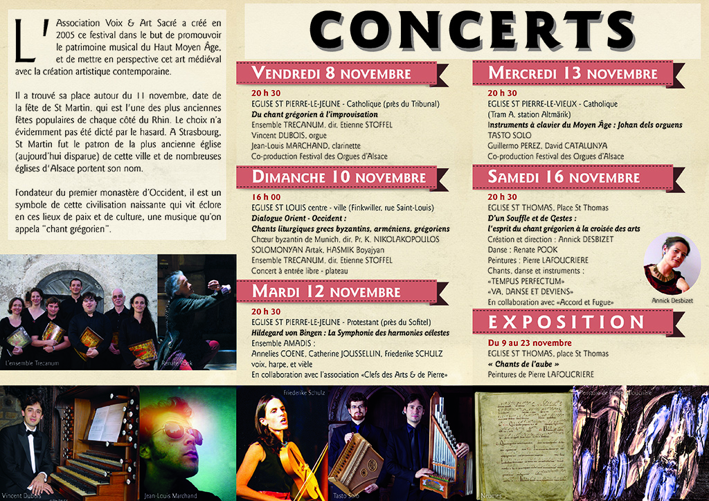 Programme du festival
